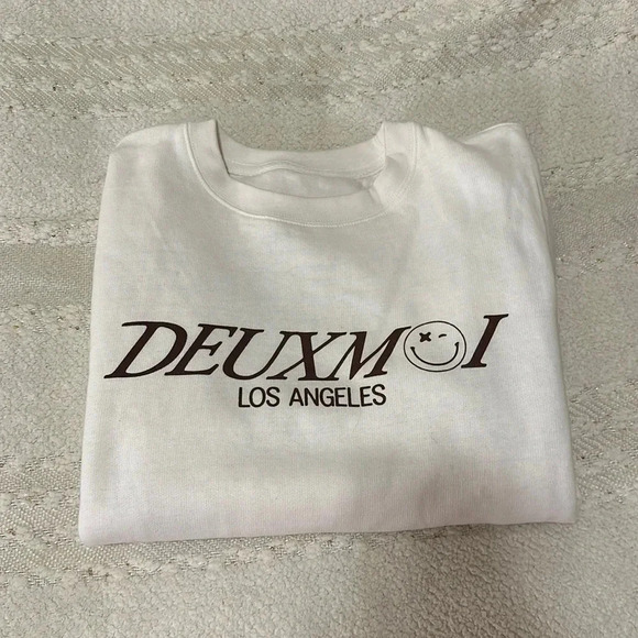 Deux Moi White Sushi Sweatshirt - Picture 1 of 4